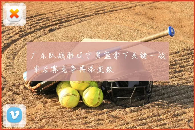 广东队战胜辽宁男篮拿下关键一战 季后赛竞争再添变数